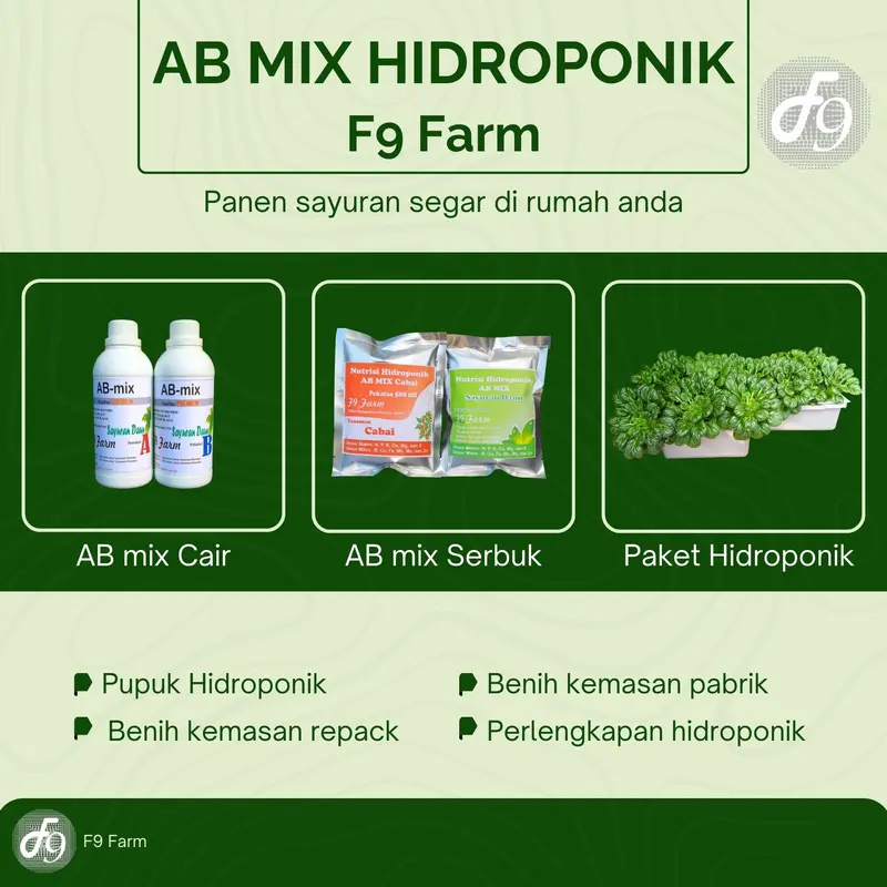 AB Mix 500 ml Serbuk Pupuk Nutrisi Hidroponik Sayuran Daun - Kualitas Premium 6