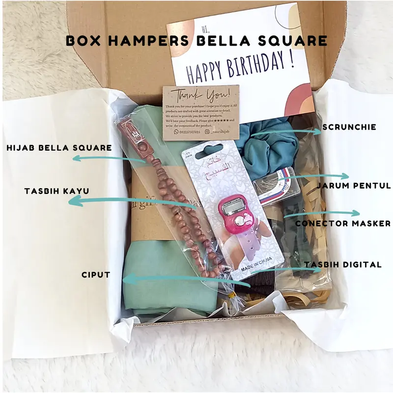 HAMPERS HIJAB/ KADO/HADIAH BUAT CEWEK Hadiah 0