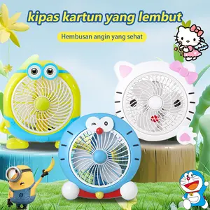 Feelweli KIPAS ANGIN KARATER Hemat energi 10INCH KIPAS MEJA LISTRIK imut-imut TABLE FAN