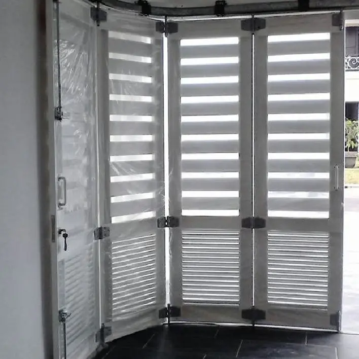 pintu anderson atau pintu garasi model sleding tikung per daun 1