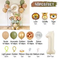 Gambar DINOSO Balon Set Dekorasi Tema Jungle 40pcsa Angka 32 Inch Lucu Balon Set Dekorasi - Tema Jungle Angka 4 dari DINOSO INDONESIA Kota Administrasi Jakarta Barat 2 Tokopedia