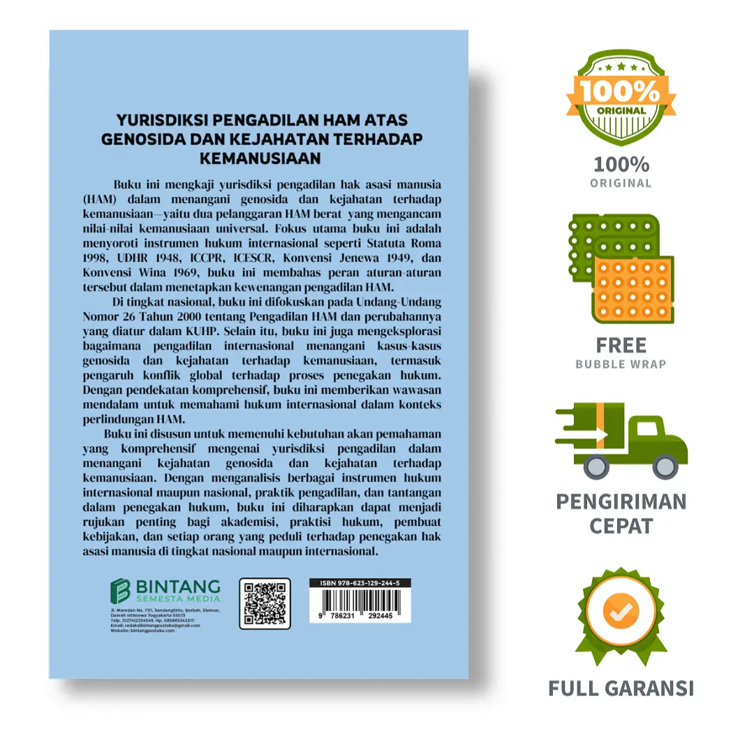 Yurisdiksi Pengadilan HAM Atas Genosida dan Kejahatan Terhadap Kemanusiaan - Dr. Eva Arief, S.H., M.H.