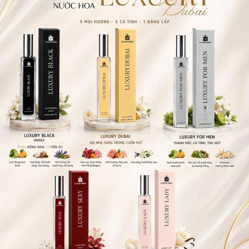 Nước Hoa Luxury Dubai Đỏ