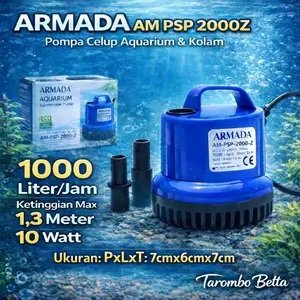 Mesin Pompa Celup PENGUIN ARMADA AM PSP 2000Z 2000 Z Filter Bawah Aquarium Aquascape Air Terjun Kolam Ikan Gelembung Udara Oksigen