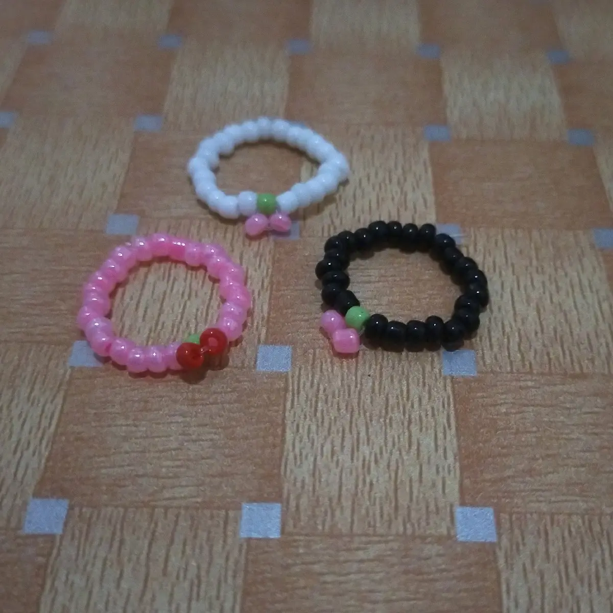 Cincin cherry manik/cincin cherry/ cincin manik murah/Cincin unik lucu/cincin