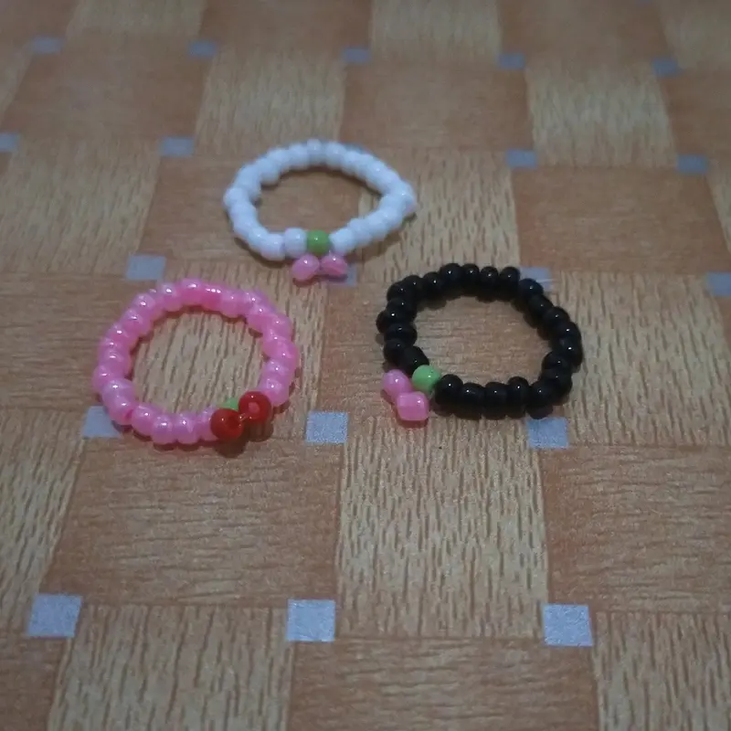 Cincin cherry manik/cincin cherry/ cincin manik murah/Cincin unik lucu/cincin 0