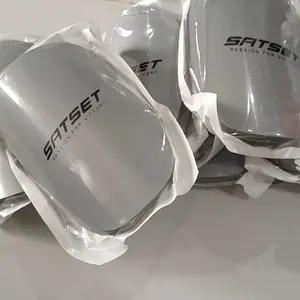 SATSET X Deker Mini Shin Guard deker lakop olahraga Pelindung Tulang Kering Outdoor Deker Sepakbola Deker Futsal Deker Bola Deker kaki