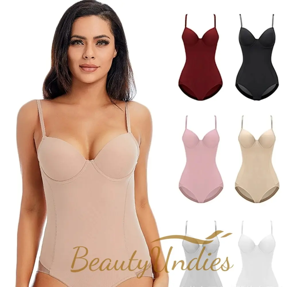 Shapewear Bodysuits Built-In Bra Camisole Tops Tummy Control Underwear For Women