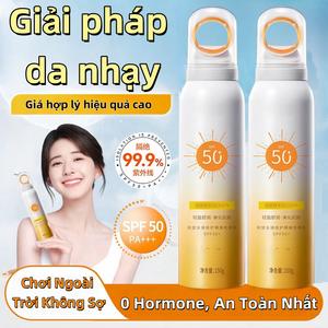 ALICEVA Xịt Chống Nắng Dạng Sương SPF50+ PA++++ - Bảo Vệ 12 Giờ, Không Dầu Không Nhờn, Mát Lạnh Tức Thì - Phù Hợp Mọi Hoạt Động Hàng Ngày