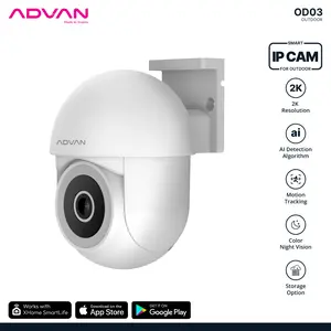 ADVAN Smart IP Camera OD3 CCTV 3MP 2K Outdoor Waterproof IP65 CCTV WIFI PTZ
