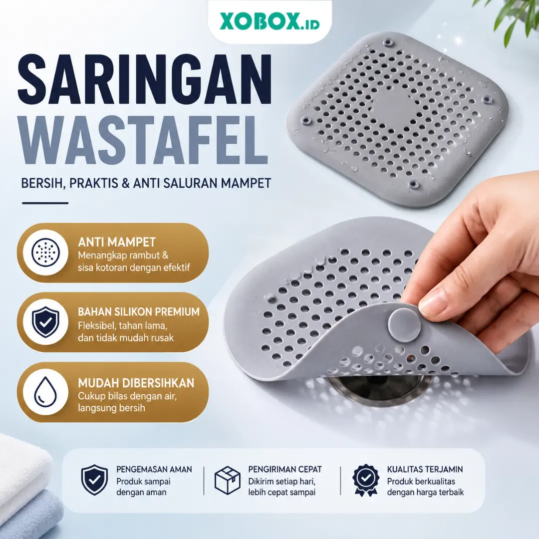 Saringan Wastafel Cuci Piring Silikon Saringan Penutup Lubang Wastafel Pembuangan Air HM1054
