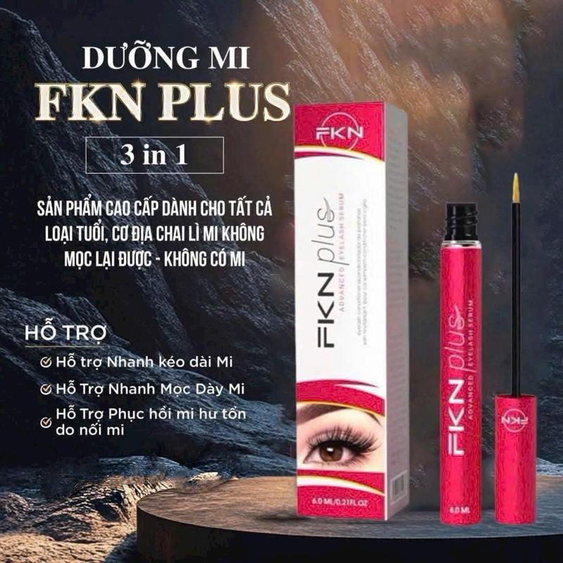Dưỡng MI FKN PLUS phiên bản cao cấp nhân 10 dưỡng chất Hỗ trợ giảm rụng Mọc mi dài dày Mi lọ 6m sản phản phù hợp cho cả nam và nữ.