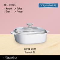 Gambar Corningware Winter White Casserole / Panci Kaca - 3 Liter dari Homeland Store Kota Administrasi Jakarta Pusat 1 Tokopedia