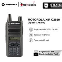 Gambar Motorola Xir C2660 C 2260 Pengganti CP 1660 VHF 136-174 MHz HT Digital & Analog Original Garansi Resmi 1 Tahun Single Band 99 Channel 5 Watt dari Ucomm.ID Store Kota Administrasi Jakarta Barat 2 Tokopedia