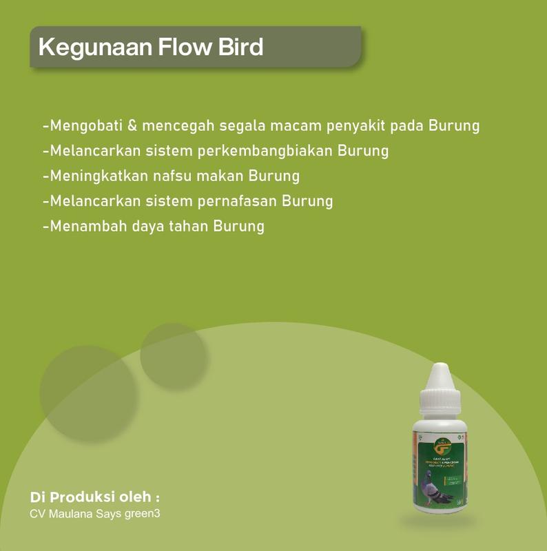 Suplemen herbal agar burung tetap sehat dan kuat - Flow Bird Segala ukuran 1