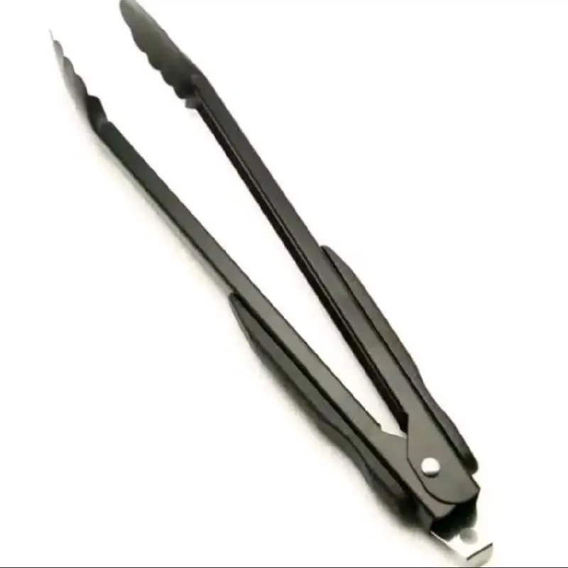 Alat penjepit jepitan gorengan capitan kue food tong Kitchenware Stainless 4