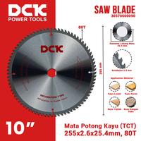 Gambar DCK Saw Blade (TCT) 10 Inci / Mata Potong Kayu 255 mm dari DCK Power Tools Indonesia Kota Administrasi Jakarta Barat 5 Tokopedia