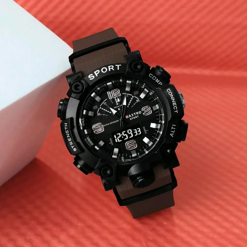 Jam Tangan Anak Pria dan Wanita Gastro Sport Original Analog Strap Rubber Fashion Terkini Free Box Dan Battre Cadangan COD 4
