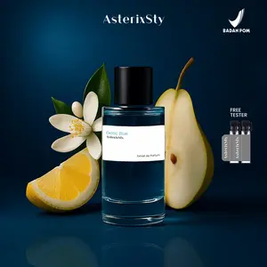 AsterixSty Exotic Blue - Extrait de Parfum Aroma Fresh Pear Juicy - Perfume Parfume Pria Wanita Tahan Lama
