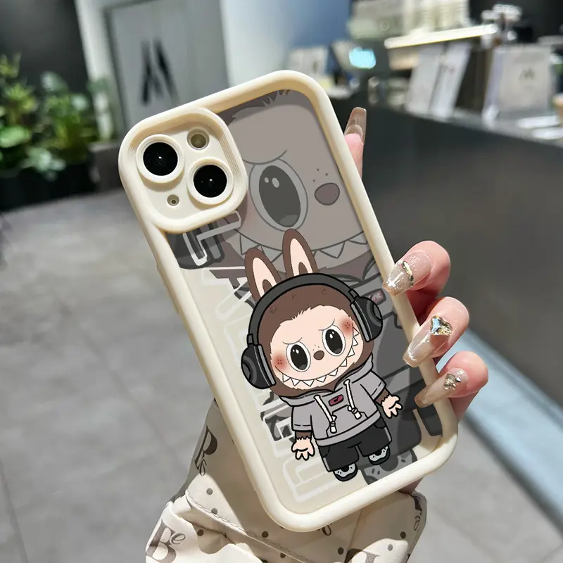 Casing Hp Untuk OPPO A7 OPPO A5s OPPO A12 OPPO A12S A11k Case Hp Pola kelinci kartun Kasing Ponsel Softcase Kesing pelindung Cesing Silikon lembut Casing Anti guncangan 3