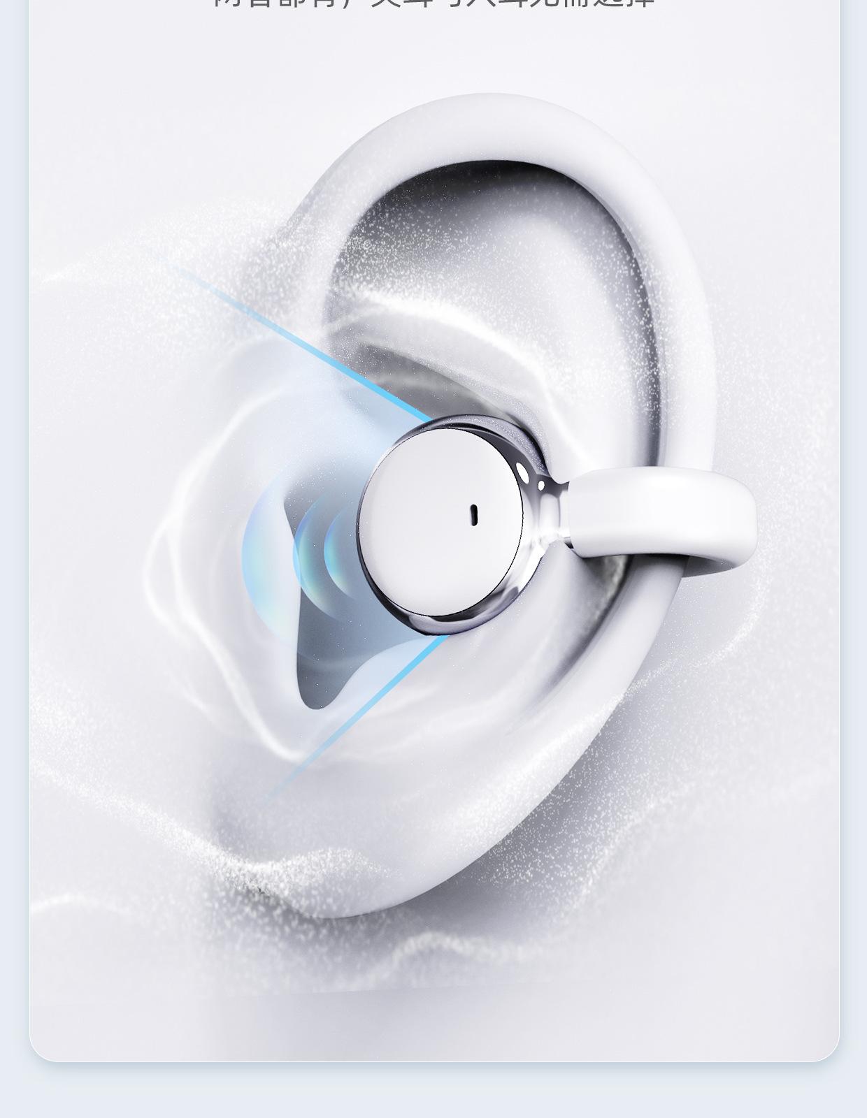 【Dua pasangan headphone】Q10 Bluetooth TWS nirkabel Earbud kualitas tinggi suara klip telinga + In-ear earphone ultra panjang jangka hidup pengurangan kebisingan headphone nirkabel olahraga headset game latensi rendah dengan LED digital