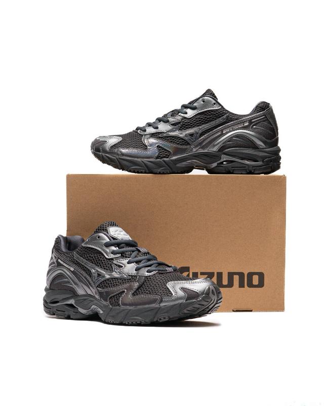 Jual Mizuno Wave Rider 10 "BlackSand/White-Silver-Black