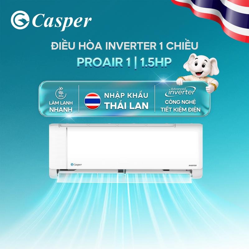 Máy lạnh/ Điều hòa Casper Inverter ProAir 1 chiều 1HP/ 1.5HP/ 2HP - JC-09IU36/