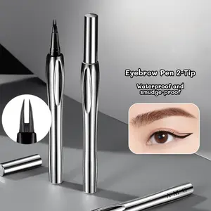RUW Double Tip Eyebrow Pencil / Pensil Alis 2 Cabang / Eyeliner Pen 3 Warna Multifungsi MG042