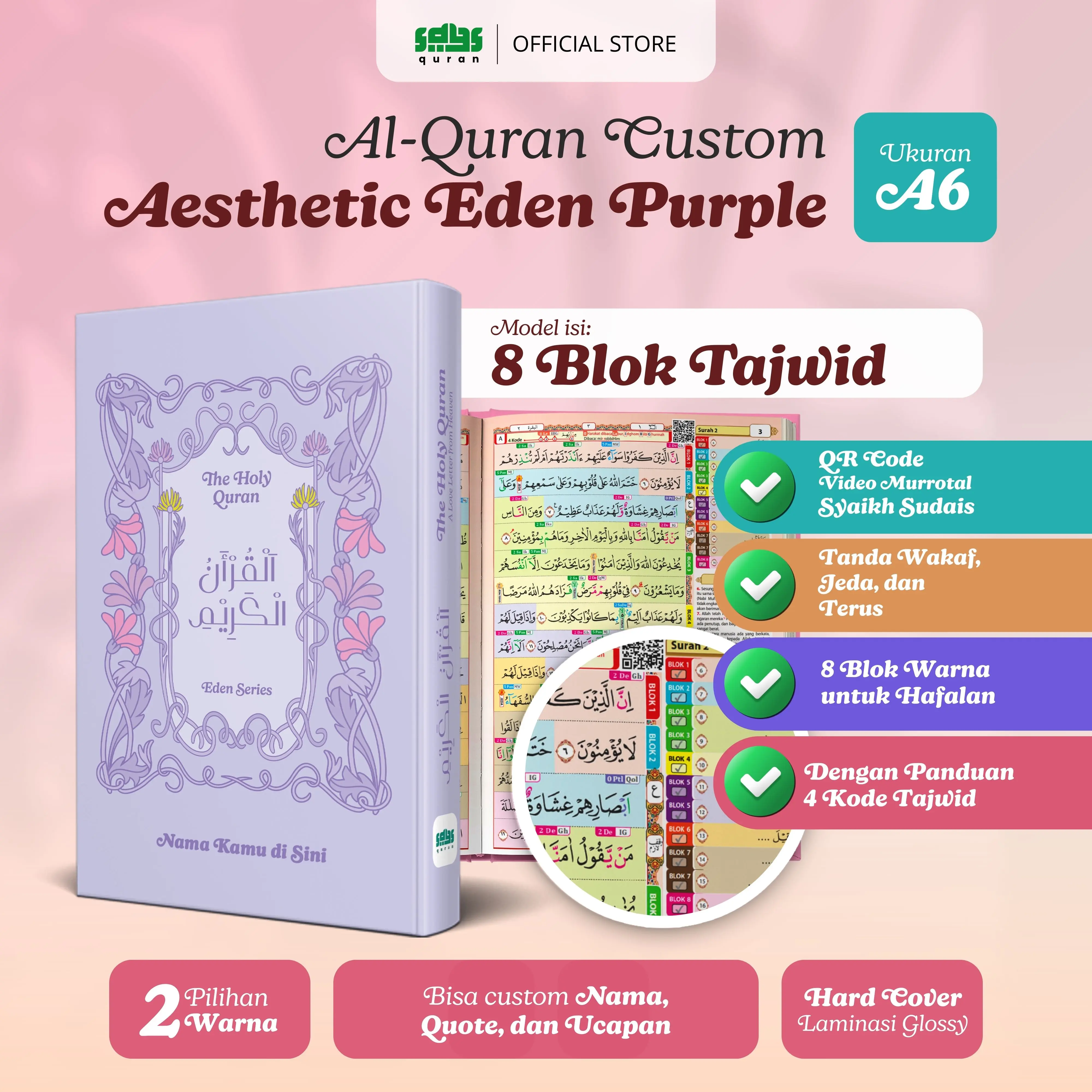 Ungu 8 Blok Tajwid A6