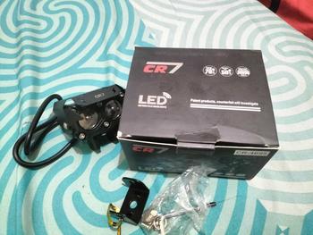 Product Review of Lampu Tembak LED Laser 2 Mata CR7 Jauh Dekat Kuning Putih 40 Watt Waterproof from G**D I**️ 0