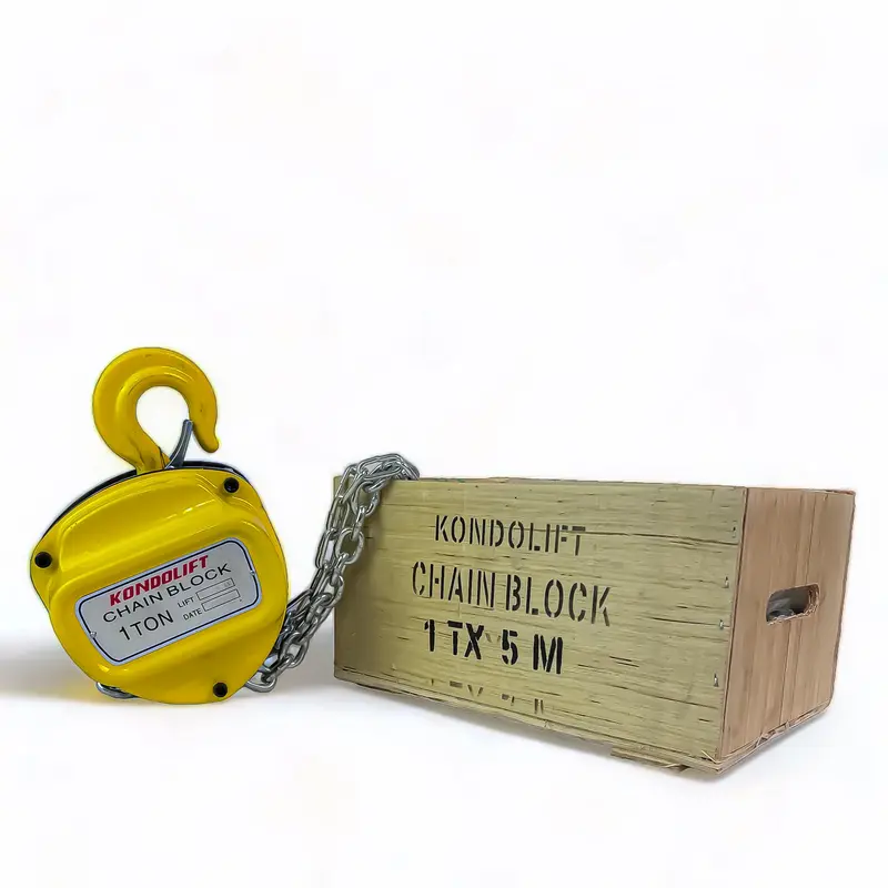 KONDO LIFT SKU K1T5M CHAIN BLOCK 1 TON 5 METER KATROL KEREKAN DEREK TAKEL GARANSI RESMI 2