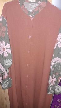 Product Review of GALERYSISCHA Abrina Dress Gamis Wanita || Jenna Crinkle Lembut Nyaman Oversize Simple from H**a 0
