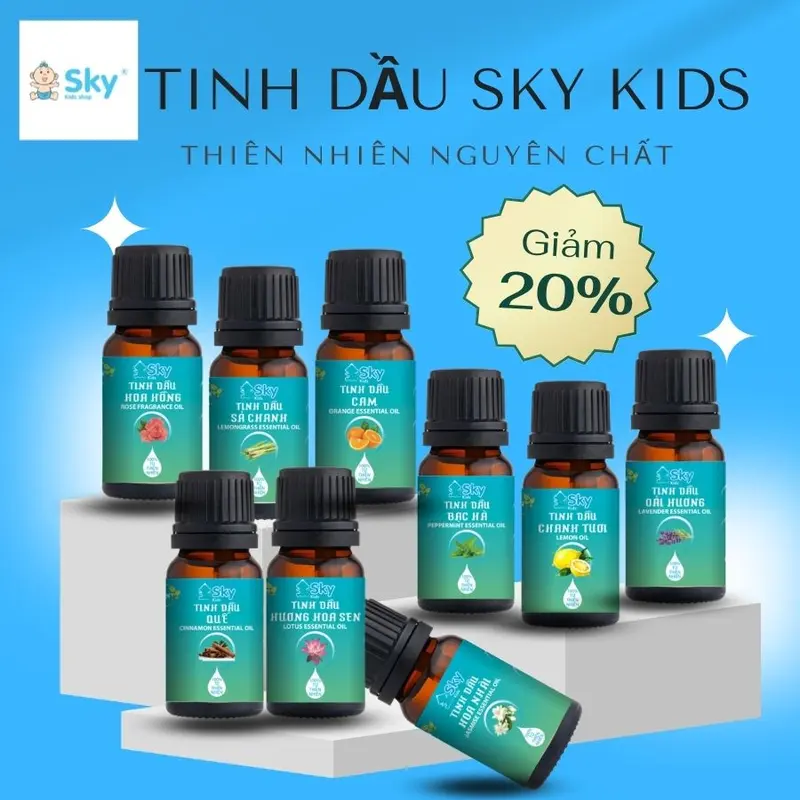 [10ml] Tinh Dầu Thiên Nhiên Nguyên Chất có kiểm định chất lượng. 0