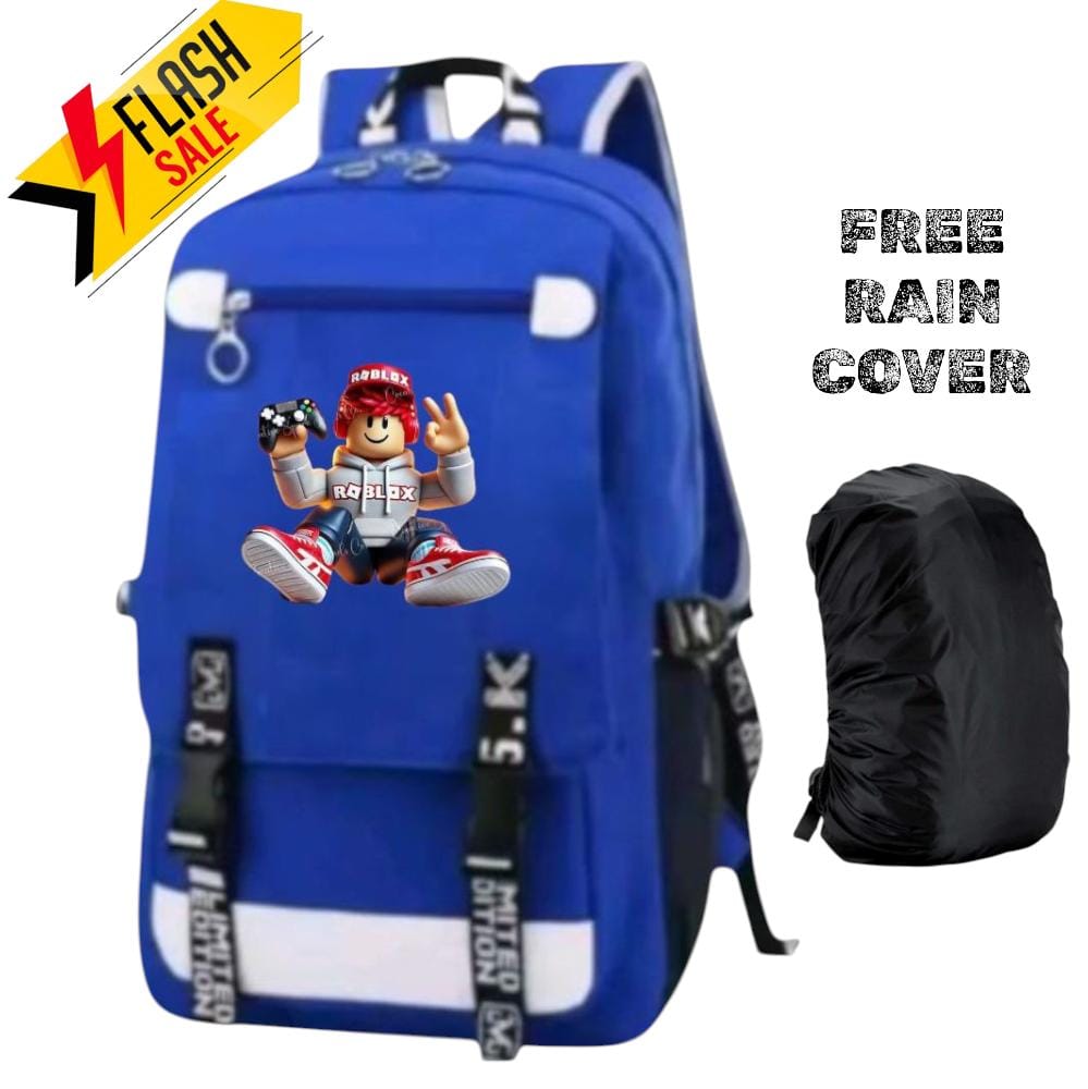 BACKPACK ANAK SEKOLAH ROBLOX SERIES - TAS ANAK LAKI LAKI PEREMPUAN BONUS 3 ITEM - RANSEL SEKOLAH ANAK COWOK CEWEK GAMES ROBLOX