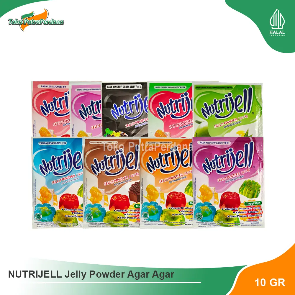 NUTRIJELL Jelly Powder Agar Agar 10gr (Kecil)