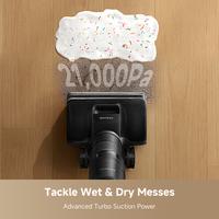 Gambar Dreame H12s FlexReach Wet & Dry Cordless Vacuum Cleaner | 100% Tangle Free | 90°C Hot Water Wash - H12s FlexReach dari Dreame Indonesia Store Kab. Bekasi 4 Tokopedia