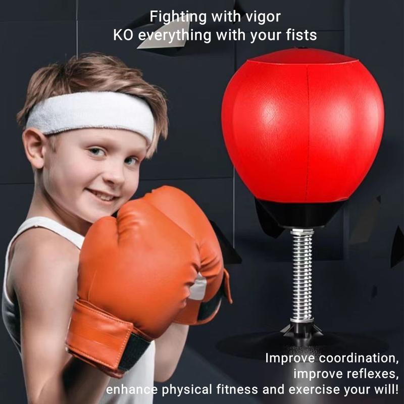 Product Introduction of JUSAI, 1 set Table Boxing Speed Ball Suction Cup Boxing Reaction Ball Children's Decompression Tool Office Desktop Punching Ball 0