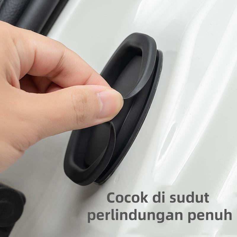 [Meta] Bantalan pelindung kunci pintu mobil silikon peredam suara dan peredam guncangan penutup pelindung kunci pintu mobil / selongsong karet kunci pintu mobil universal Car