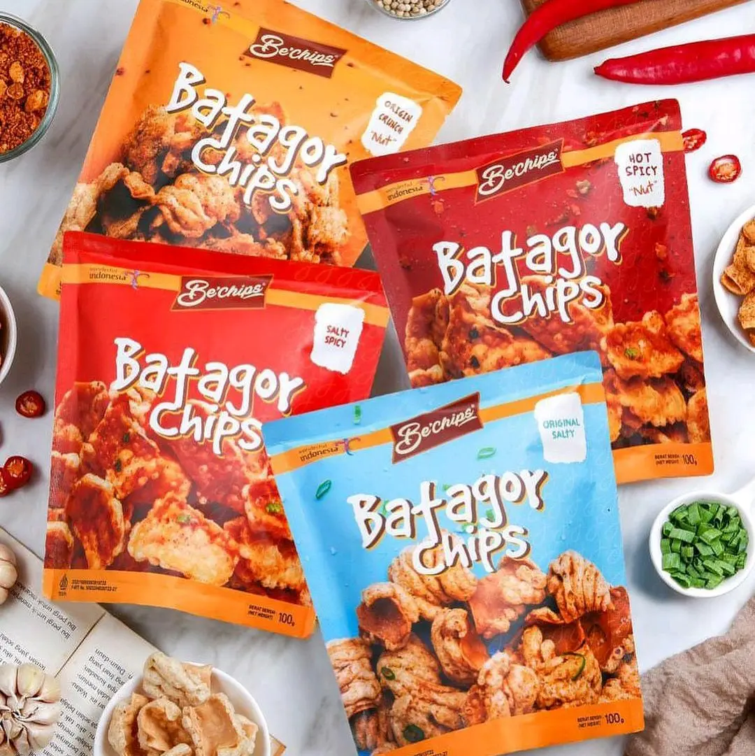 Be'chips Batagor Chips | 70 gram | Keripik Batagor Bandung