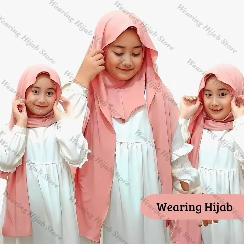 Pashmina Anak Instan Inner Leher Anak Jersey Remaja 7-13 Tahun Jilbab Cantik Muslim