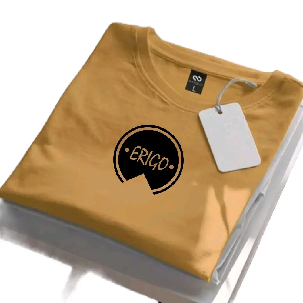 GET 1 PCS (PROMO COD) Kaos Distro Lengan Pendek Pria Wanita 3r!g0 Bulat Logo Black - 100% Catoon Combed 24s -Kaos Cewek- Katun Kain Lembut Tebal Nyaman t shrit Lembut kaos  cowok Unik Keren