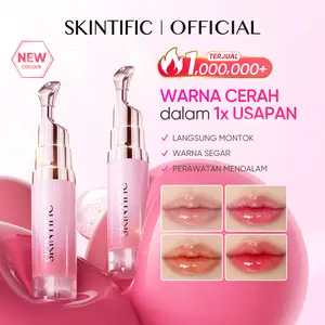 [New] [video] SKINTIFIC - Peptide Nourishing Lip Serum 6.5ml | Brightening Lip Treatment untuk Melembabkan Mencerahkan Kulit Glowing Lip Care Nourishing Peptide with Vitamin C 5X Ceramide