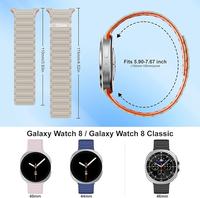 Gambar Silicone Magnetic Strap for Samsung Galaxy Watch 8 Classic Getgard Silikon Tali Jam Magnet Band - Black dari GET-WID Kota Administrasi Jakarta Barat 2 Tokopedia