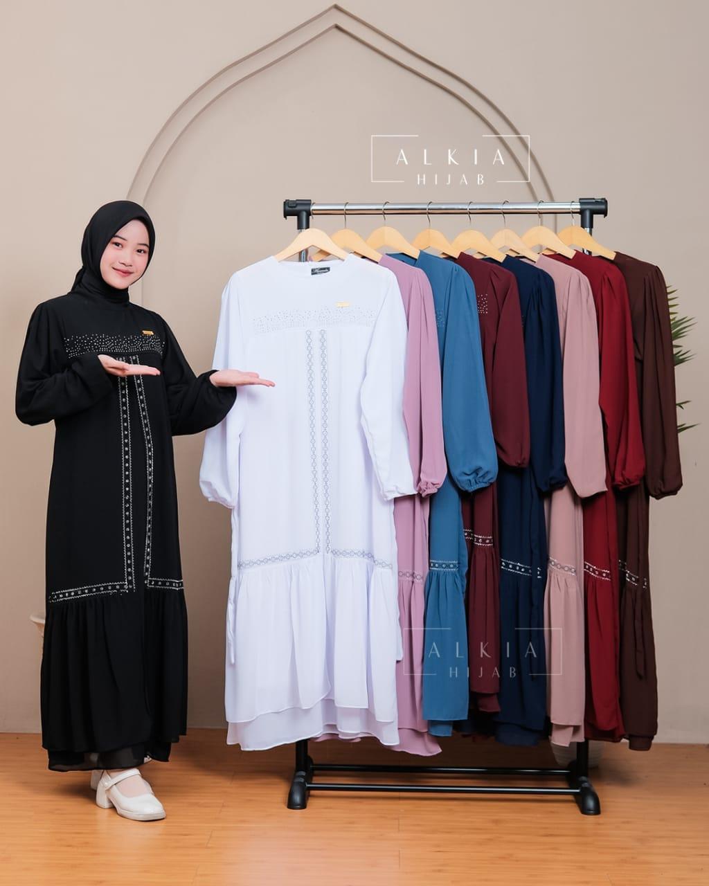 Gamis Abaya Anak Remaja Tanggung Usia 10-11-12-13-14 Tahun Ghania Maxy Bahan Ceruty Babydol Baju Dress Muslim Putih Gamis Abaya Anak Remaja Tanggung Usia 10-11-12-13-14 Tahun Ghania Maxy Bahan Ceruty Babydol Baju Dress Muslim Putih