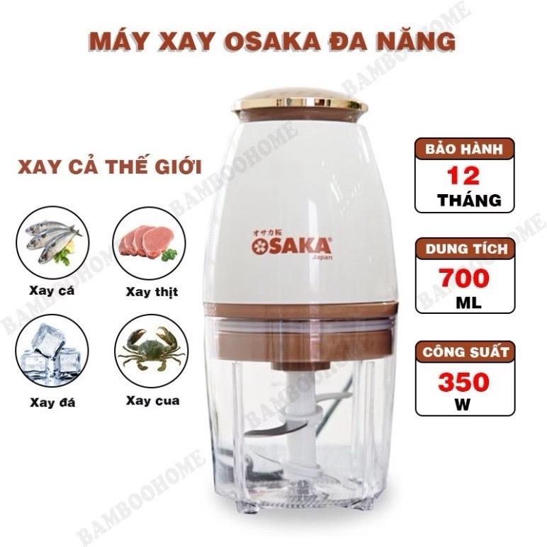 Máy Xay Đa Năng Osaka 700ml, Xay Đá, Xay Thịt, Xay Hoa Quả, Và Các Loại Thực Phẩm, An Toàn Tiện Lợi