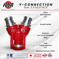 Gambar IWA - Y-Connection / Double Handle Fire Hose Divider | Pembagi Aliran Air Pemadam Kebakaran - IWA-Y-40-40-40 dari gudangsafetycom Kota Administrasi Jakarta Barat 3 Tokopedia