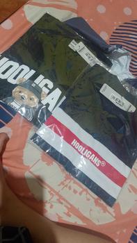 Product Review of Hooligans T-Shirt Koller Navy Baju Kaos Combed Sablon Casual Nyaman Harian Pria from m**5 0