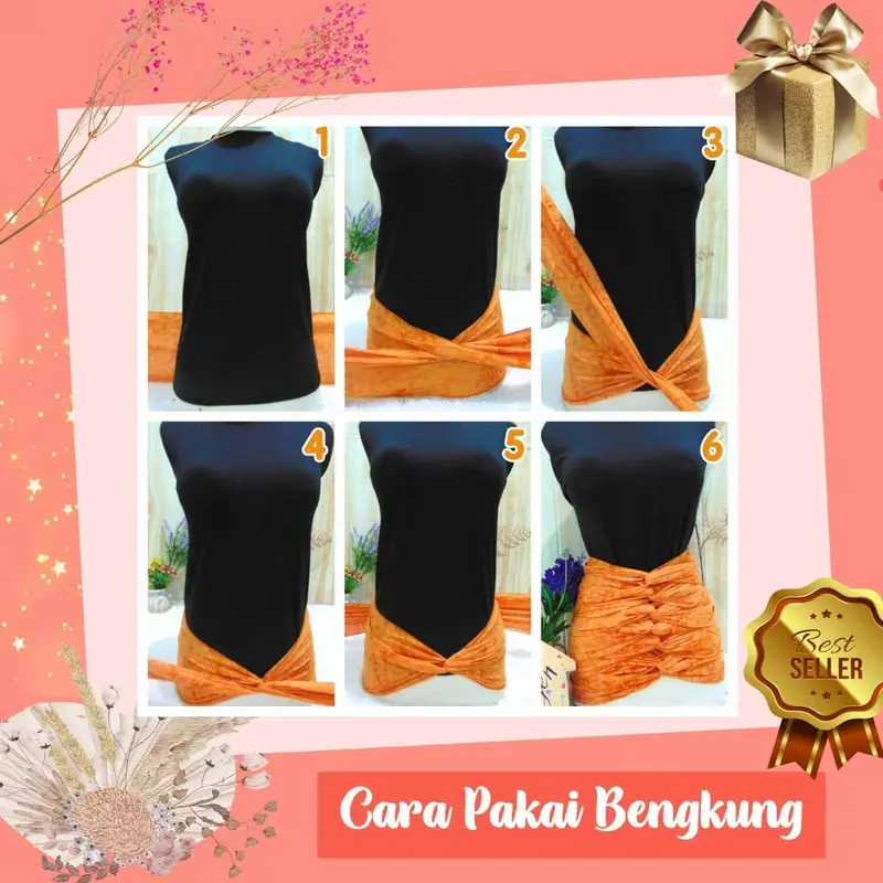 kembarshop BENGKUNG ANDIEN BELLY BINDING BELACU NATURAL PUTIH POLOS2 15m 1