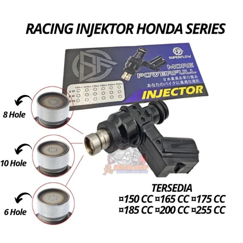 INJECTOR INJEKTOR SUPERFLOW BEAT VARIO 110 125 150 160 SCOOPY PCX ADV 150 160 CB150 CBR CB 150 CRF 150 GENIO VERZA SONIC 150 R NEW MEGAPRO SUPRA 125 Fi SUPRA GTR 150 135 150 165 175 185 200 255 CC 0
