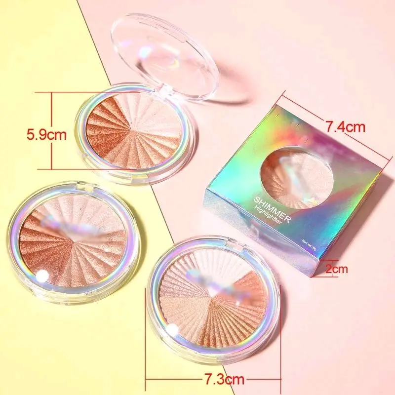 chemaadu shimmer highlighter make up powder glitter
